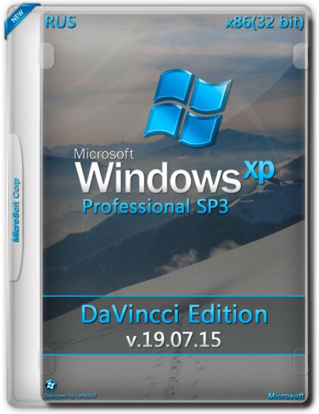   turbobit Windows XP Pro SP3 x86 DaVincci Edition v.19.07.15 [2015] RUS