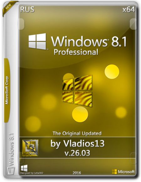   turbobit Windows 8.1 Professional x64 By Vladios13 v.26.03 (RUS) [2016]